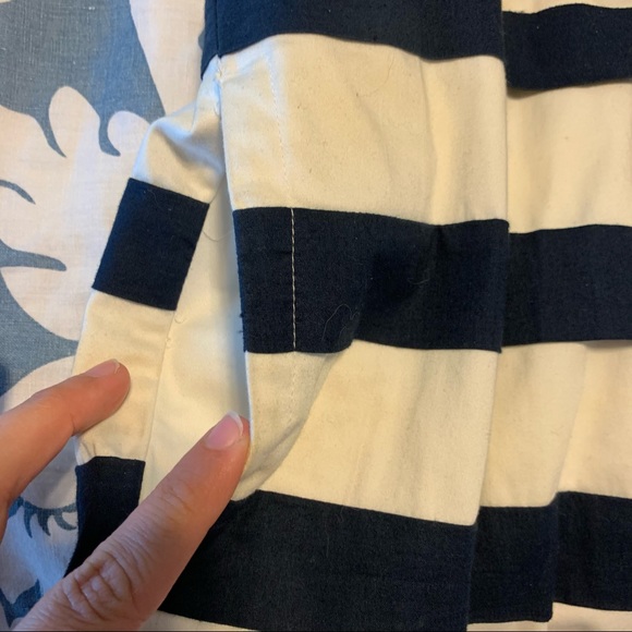 Orange and Navy Anthropologie Dress - Picture 5 of 8